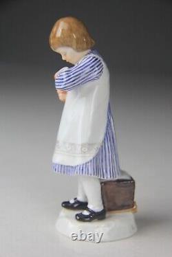 Rare Meissen Figurine Y180 Paul Helmig Girl with Candy Bag