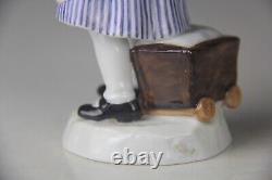 Rare Meissen Figurine Y180 Paul Helmig Girl with Candy Bag