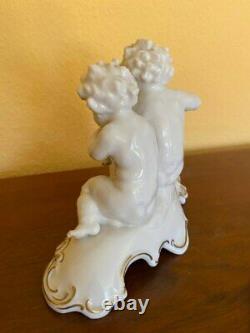 Rare Old Vintage GERMANY PORCELAIN Hutschenreuther Collectible Figurine Playing