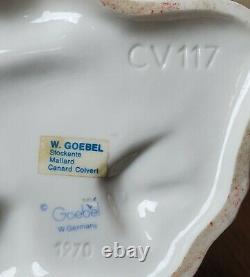 Rare Vintage Large Hummel Goebel Mallard Duck Cv117 Signed G. Bochmann 11 Mint