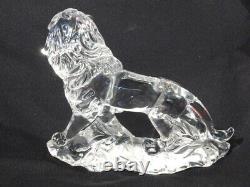 Rare Vintage Retired LENOX Fine Crystal Germany STANDING LION First Edition