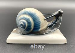 Rare Vintage Rosenthal Hand-Painted Snail Figurine Signed A Caasmann As Is