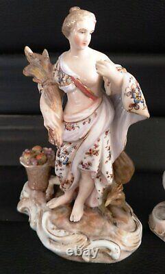 Rare vintage porcelain couple figurine Volkstedt Ancient greek love Germany