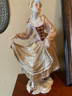 Rosenthal German Porcelain Figurine Woman Dancer