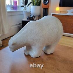Ruscha Keramik Polar Bear Vintage Ceramic Figurine Kurt Tschörner Germany
