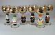 Set Of 6 Vintage Goebel Hummel Figurine Cordial Wine Glasses With Gold Gilding