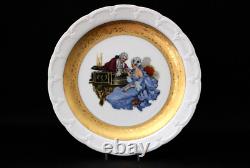 Sitzendorf/Krautheim, vintage porcelain, figurine bonbonniere, collectors plate