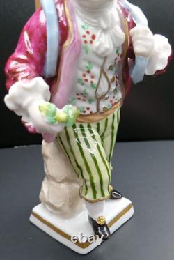 Sitzendorf Porcelain Figurine Boy Harvesting Grapes German Vintage Antique Rare