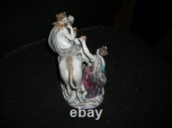 Spring Sale! Antique MID 19th C. Meissen Figurine Europa And The Bull 9x8x5