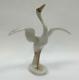 Stork Figurine 1950 Porcelain Vintage Germany Hutchenreuther Height 18 Cm Gift