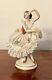 Superb 6 Tall Vintage Volkstedt Germany Ballet Dancer W Lace Porcelain Figurine