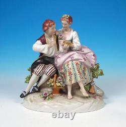 Unterweißbach Aelteste Volkstedter Vintage German Porcelain Couple Figurine