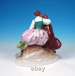 Unterweißbach Aelteste Volkstedter Vintage German Porcelain Couple Figurine