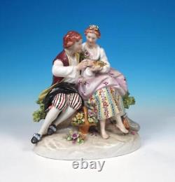 Unterweißbach Aelteste Volkstedter Vintage German Porcelain Couple Figurine