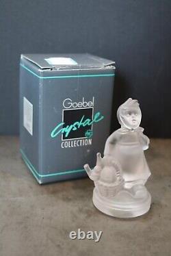 VINTAGE 1990-1991 GOEBEL CRYSTAL COLLECTION GERMANY FIGURINES Lot of 12 IOB