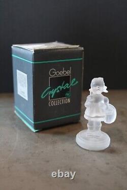 VINTAGE 1990-1991 GOEBEL CRYSTAL COLLECTION GERMANY FIGURINES Lot of 12 IOB