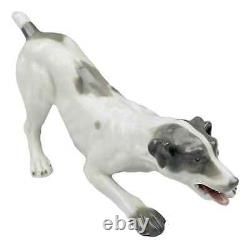 VINTAGE Gebruder Heubach Germany Porcelain Playful Terrier Puppy / Dog