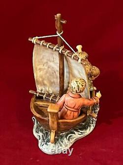 VINTAGE Ltd. Ed. M. J. HUMMEL #190 LAND IN SIGHT 5 SAILORS-MINT+MEDAL+O. BOX