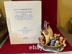 VINTAGE Ltd. Ed. M. J. HUMMEL #190 LAND IN SIGHT 5 SAILORS-MINT+MEDAL+O. BOX