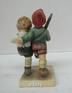 VINTAGE M. J Hummel Goebel 1900's Volunteers Two Boys Drum Rifle Figurine