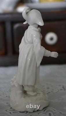 VINTAGE Nymphenburg Blanc De Chine Porcelain Figurine #1176, Germany