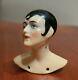 Vintage Porcelain 1920s Flapper Half Doll Head Deco Hand Painted Free Shipping