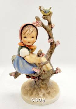 VTG 1950-55 Apple Tree Girl (141/1) and Apple Tree Boy (142-1) Hummel