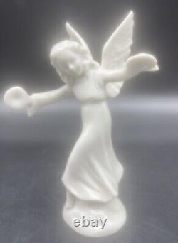 VTG Dresden Germany Heavenly Angelic Choir White Porcelain Figurines, Set of 6