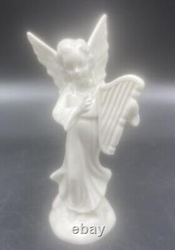 VTG Dresden Germany Heavenly Angelic Choir White Porcelain Figurines, Set of 6