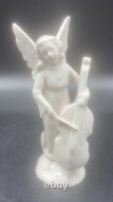 VTG Dresden Germany Heavenly Angelic Choir White Porcelain Figurines, Set of 6