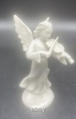 VTG Dresden Germany Heavenly Angelic Choir White Porcelain Figurines, Set of 6