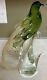 Vtg Formia Stufio Emperor Of Germany Birds Of Paradise Glass Sculpture #4883