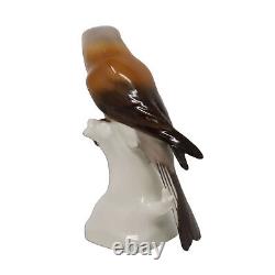 VTG Nymphenburg Shrike #352, Karner Porcelain Bird Figurine 6