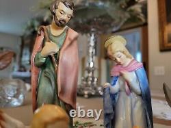 Vintage 12 Piece Goebel Hummel Nativity Porcelain Figurines Germany