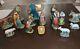 Vintage 15 Piece Nativity Set Figurines. Chalkware, Germany Brit Zone