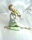 Vintage 1764 Wallendorf Porcelain Figurine Lady With Flowers Made In Germany