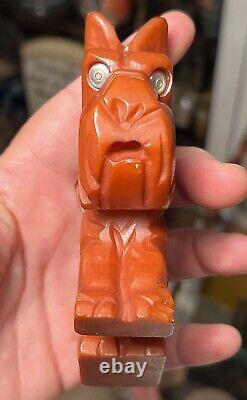 Vintage 1930's Butterscotch Bakelite Catalin Scotty Dog Figurine Tested 137g