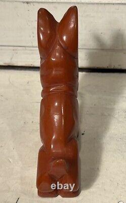 Vintage 1930's Butterscotch Bakelite Catalin Scotty Dog Figurine Tested 137g