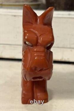 Vintage 1930's Butterscotch Bakelite Catalin Scotty Dog Figurine Tested 137g