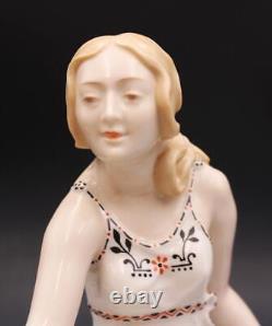 Vintage 1940s Hutschenreuther Porcelain Figural Group Mother & Child