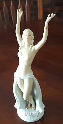 Vintage 1954-58 Schaubach Kunst Belly Dancer Figurine