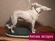 Vintage 20th Germany Original Greyhound Dogs Porcelain Figurine Karl Ens Marked