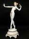 Vintage 20th Original C. Werner Art Deco Hutschenreuther Porcelain Figurine 24cm