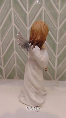 Vintage 8 KAISER W. GERMANY ANGEL & LAMB 722 HAND-PAINTED BISQUE FIGURINE-Rare