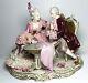 Vintage Aelteste Volkstedter 1762 Porcelain Lace Couple Figurine Germany Marked