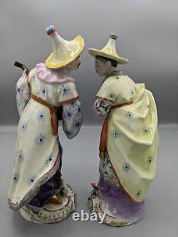 Vintage Aelteste Volkstedt Germany Porcelain Malabar Musicians Figurines 8