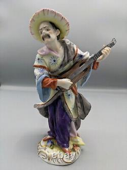 Vintage Aelteste Volkstedt Germany Porcelain Malabar Musicians Figurines 8