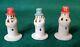 Vintage Antique Composite Mini Snowman Christmas Decorations Germany Rare