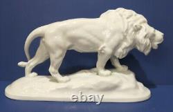 Vintage Antique Lichte VEB Lion Figurine M Hermann Fritz