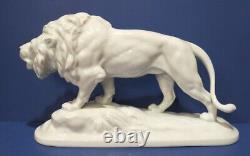 Vintage Antique Lichte VEB Lion Figurine M Hermann Fritz